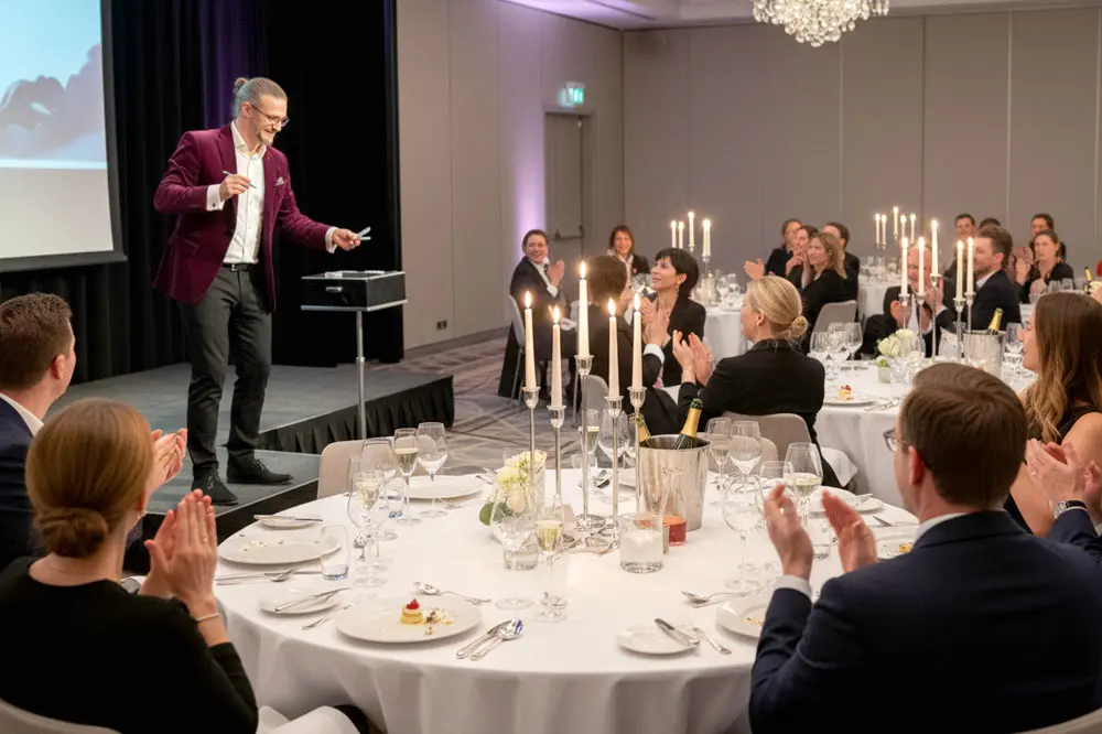 Stand-up Zaubershow als Programmpunkt in Bremen